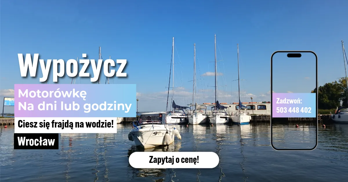 Czarter motorówek Wrocław