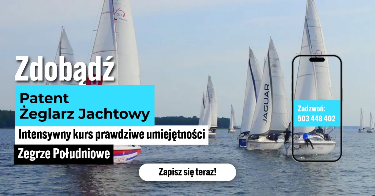 Weekendowy Kurs na Patent Żeglarza Jachtowego - Jezioro Zegrzyńskie