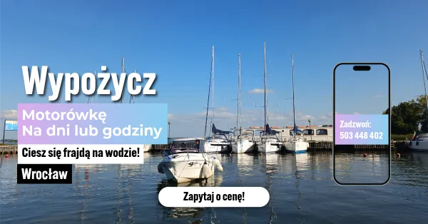 Czarter motorówek Wrocław